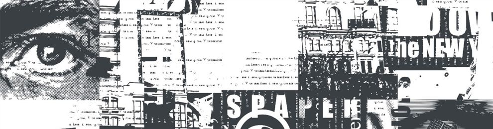 Newspaper collage