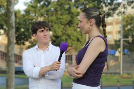 Sport Journalism student interview practice