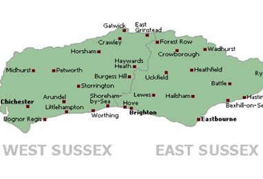 Nursing placements map