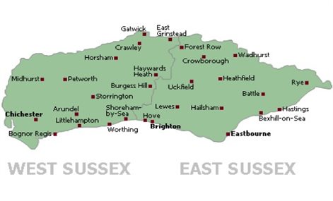 Nursing placements map