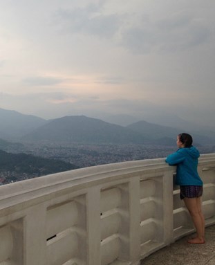 Sabrina Barnes in Nepal