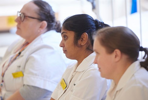 Nursing students in lecture