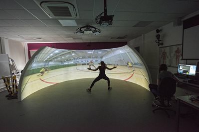 Vr training screen