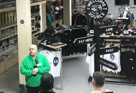 Sports shop