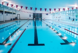 Empty pool at Falmer