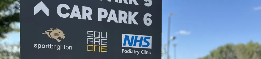 Parking banner