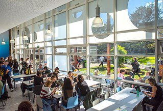 Interior of Grand Parade cafe