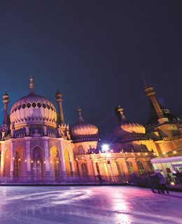 Royal pavilion ice-skating