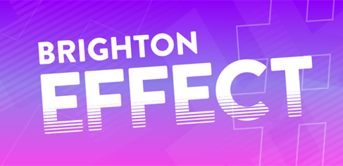 Graphic image with the words Brighton Effect