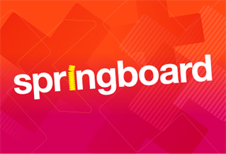 Graphic image with the words Springboard