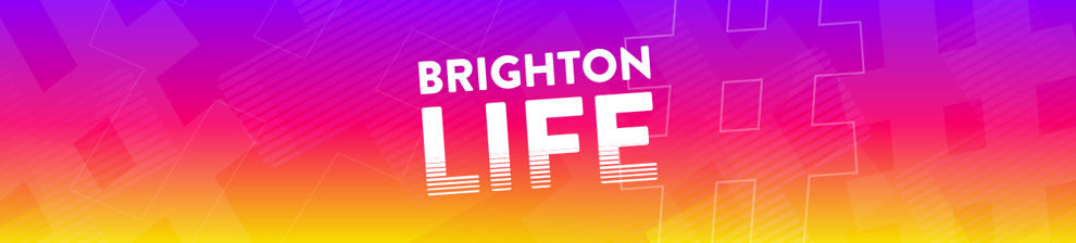 Abstract image with the words: Brighton Life