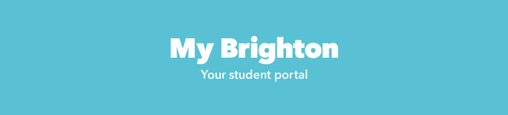 My Brighton: Your student portal