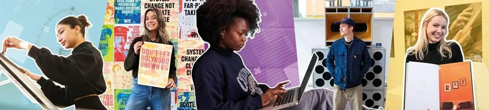 Art and Media students showing their work