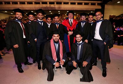 Dr Max Tookey and graduates