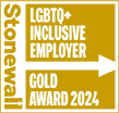 Stonewall LGBTQ+ Inclusive Employer Gold Award 2024