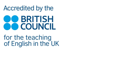 British Council accreditation logo - for the teaching of English in the UK