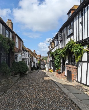Cobbled street in Rye