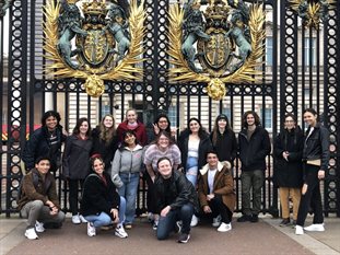Study Abroad students in London