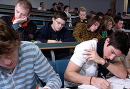 Students in lecture hall