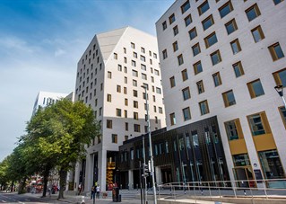 Outside view of Mithras halls of residence