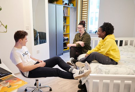 Students in our Moulsecoomb halls of residence