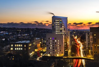 Moulescoomb Campus at night