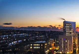 Moulescoomb Campus at night