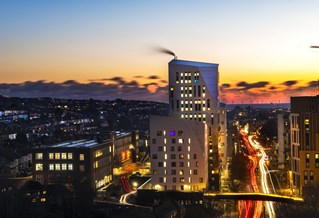 Moulescoomb Campus at night