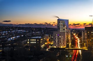 Moulescoomb Campus at night
