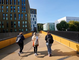 Brighton students on Moulsecoomb campus