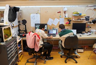 Product design students