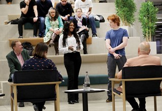 Student presenting during the TigerPen 2023 university event