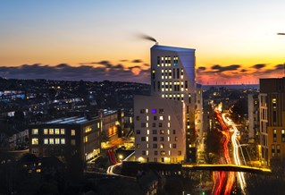 Moulsecoomb Campus at night