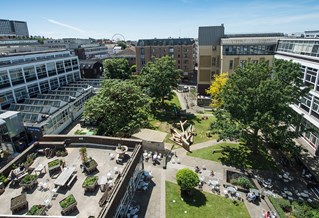 Aerial view of Grand Parade quad