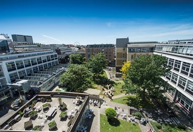 Aerial view of Grand Parade quad