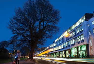 Grand Parade building at night