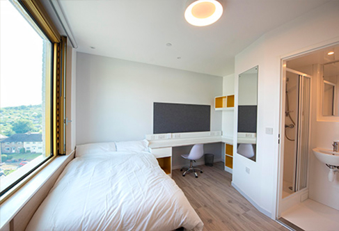 A large bedroom in our Mithras hall