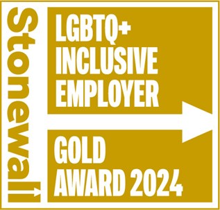 Stonewall Gold Award 2024 logo
