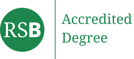 RSB Accredited Degree Logo Green