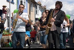 Street party in Hanover street