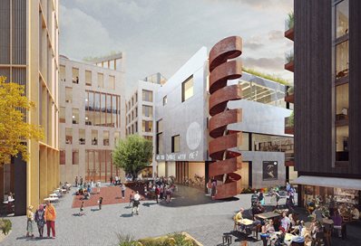 Circus Street redevelopment, artist impression