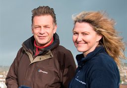 Chris Packham and Dr Dawn Scott