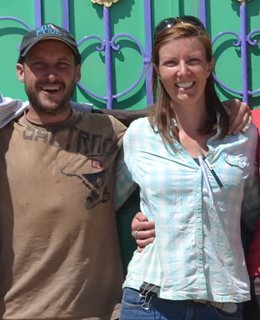 Dr Chris Carey and Dr Jane Humphris in Sudan