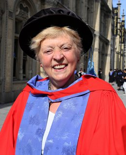 Baroness Francoise Tulkens at the University of Brighton graduation