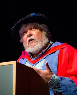 Indra Sinha at the University of Brighton graduation