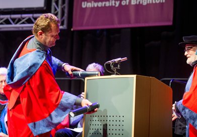 STOMP at the University of Brighton graduations