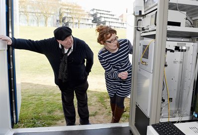 MEP Keith Taylor with Dr Kirsty Smallbone