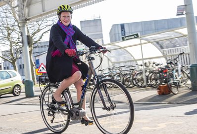 Professor Debra Humphris Eastbourne E-Bike Launch