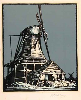 Windmill by E.A. Sallis Benney, c. 1935