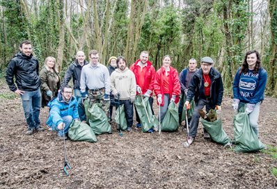 Big clean volunteers